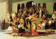 unknow artist Arab or Arabic people and life. Orientalism oil paintings  259 painting